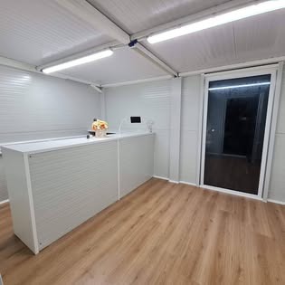 Interior fit-out reception